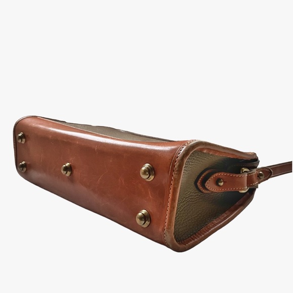 Dooney & Bourke Classic “All Weather” Large Duck British Tan/Taupe Crossbody Bag - Picture 6 of 12